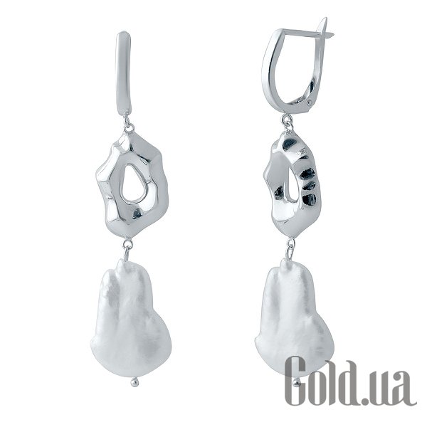 

Серьги с подвесками Fresh Jewelry, Серебряные серьги с культив. жемчугом