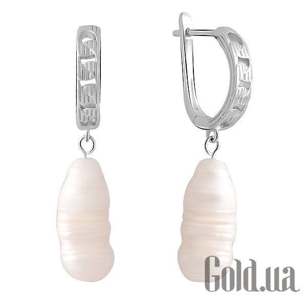 

Серьги с подвесками Fresh Jewelry, Серебряные серьги с культив. жемчугом