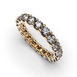 Золотое обручальное кольцо с бриллиантами, 1768396