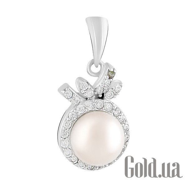 

Женские кулоны Fresh Jewelry, Серебряный кулон с куб. циркониями и культив. жемчугом