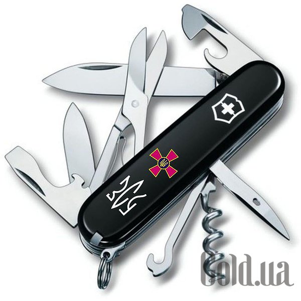 

Нож Victorinox, Мультитул Climber Ukraine 13703.3_W1010u