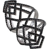 Женское серебряное кольцо с куб. циркониями, 1616333