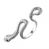 Женское серебряное кольцо с куб. циркониями, 1626573