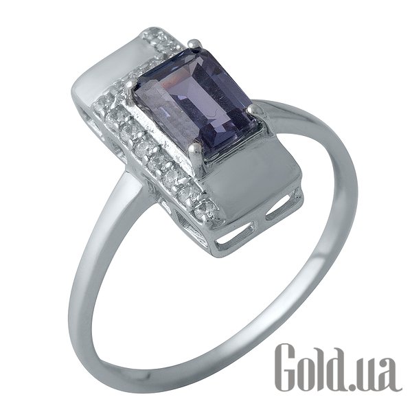 

Женские кольца Fresh Jewelry, Женское серебряное кольцо с александритом и куб. циркониями, 18.5
