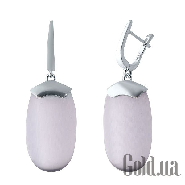 

Серьги с подвесками Fresh Jewelry, Серебряные серьги с кошачьим глазом