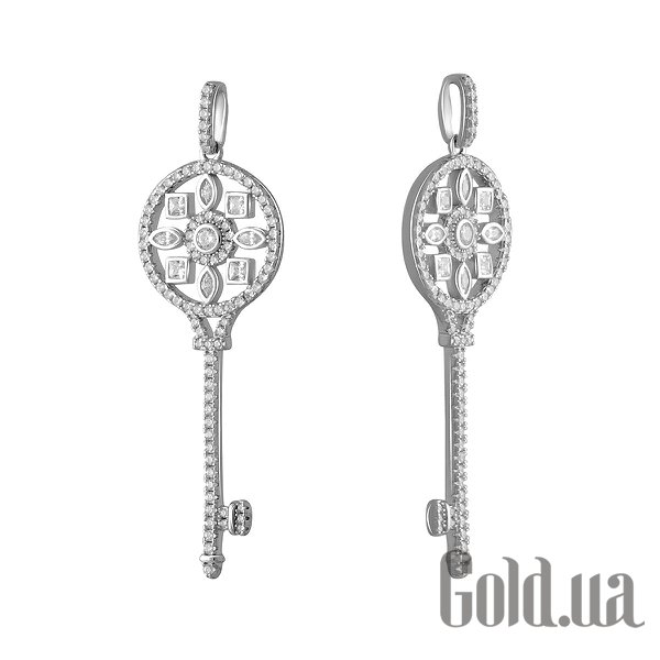 

Женские кулоны Fresh Jewelry, Серебряный кулон с куб. циркониями