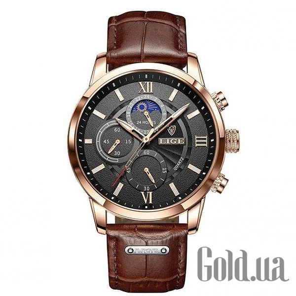 

Мужские часы Lige, Мужские часы Signature Black 2642