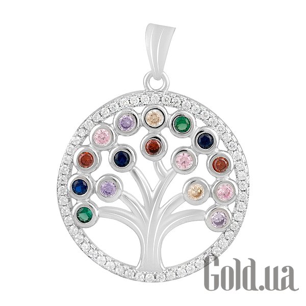 

Женские кулоны Fresh Jewelry, Серебряный кулон с куб. циркониями