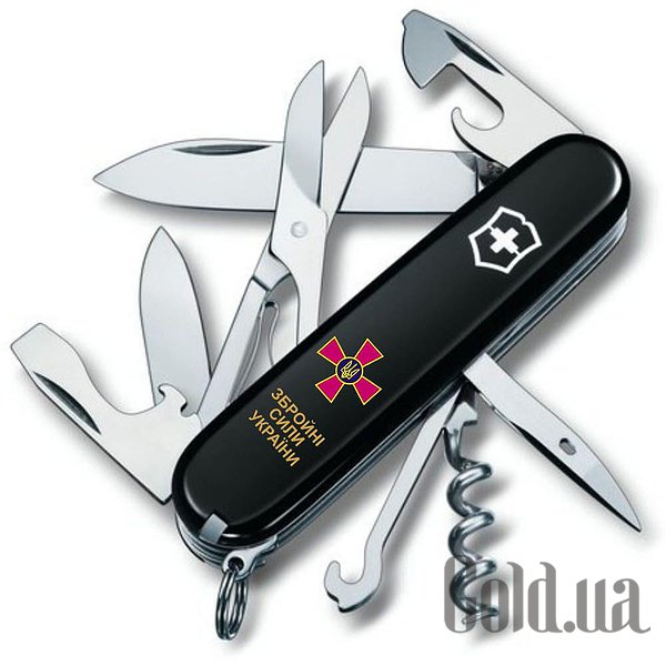 

Нож Victorinox, Мультитул Climber Ukraine 13703.3_W1011u