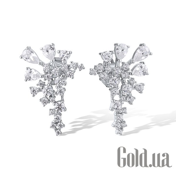 

Серьги-гвоздики Lurie Jewelry, Серебряные серьги с куб. циркониями