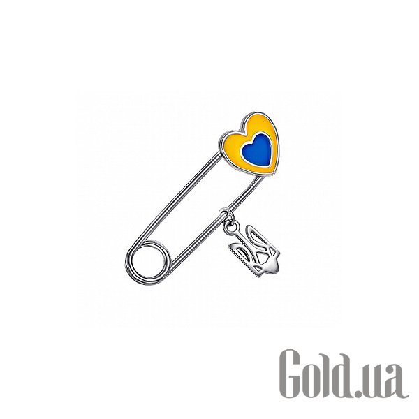 

Булавка/заколка Silvex925, Серебряная булавка с эмалью