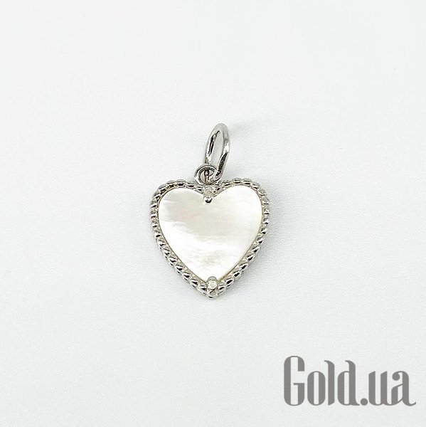 

Кулоны-сердечки Silvex925, Серебряный кулон с перламутром