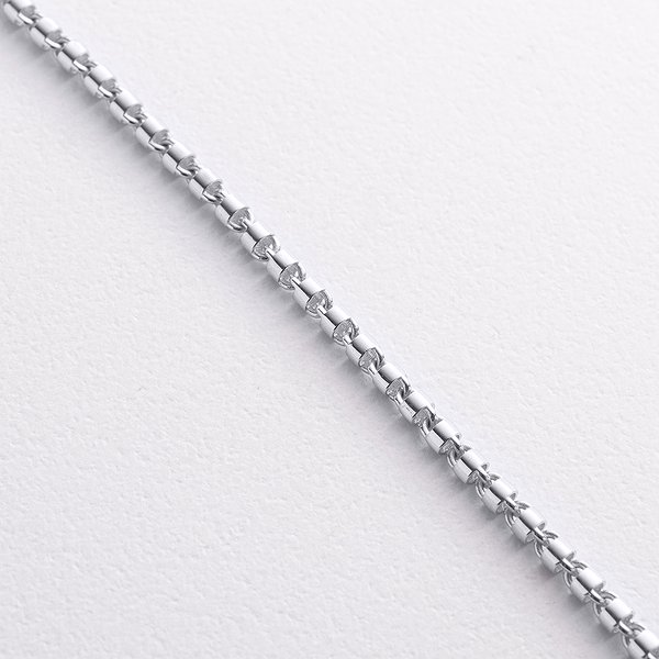 Браслет из белого золота с удлиненными звеньями onxб05907 – изображение 2