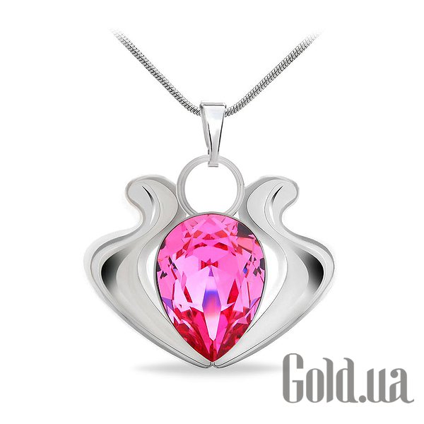 

Женские колье и кулоны Kobi, Стальной, Кулон с цепочкой с кристаллом Swarovski