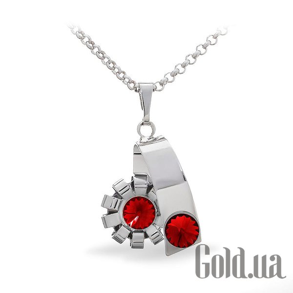 

Женские колье и кулоны Kobi, Стальной, Кулон с цепочкой с кристаллами Swarovski