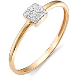 Золотое кольцо с бриллиантами, 1602766