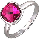 SOKOLOV Женское серебряное кольцо с кристаллом Swarovski, 1620942
