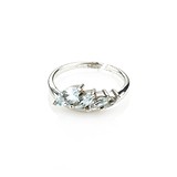 Женское серебряное кольцо с топазами, 1646030