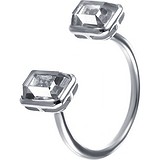 Женское серебряное кольцо с кварцами, 1662670