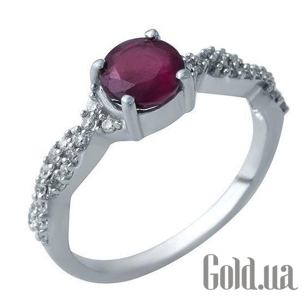 

Женские кольца Fresh Jewelry, Женское серебряное кольцо с рубином и куб. циркониями, 18