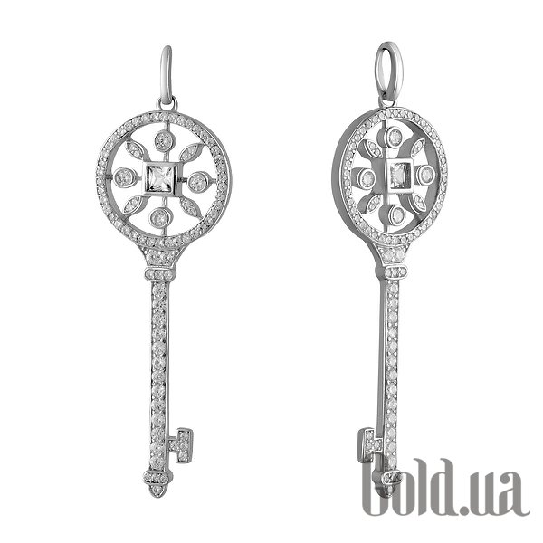 

Женские кулоны Fresh Jewelry, Серебряный кулон с куб. циркониями