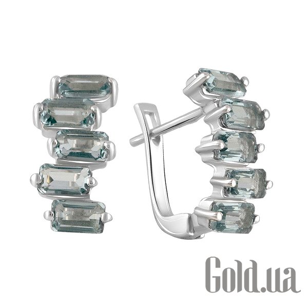 

Серьги Fresh Jewelry, Серебряные серьги с топазами