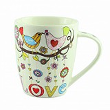 G.Wurm Чашка " Mug bird love Porcelain" 10014343-2, 1785038