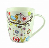 G.Wurm Чашка "Mug bird love Porcelain" 10014343-2, 1785038