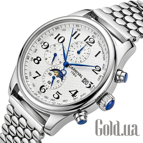 Carnival Чоловічий годинник Masters Silver Honey 3876 bt3876