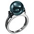 Armani Женское серебряное кольцо с искусственным жемчугом - фото 1
