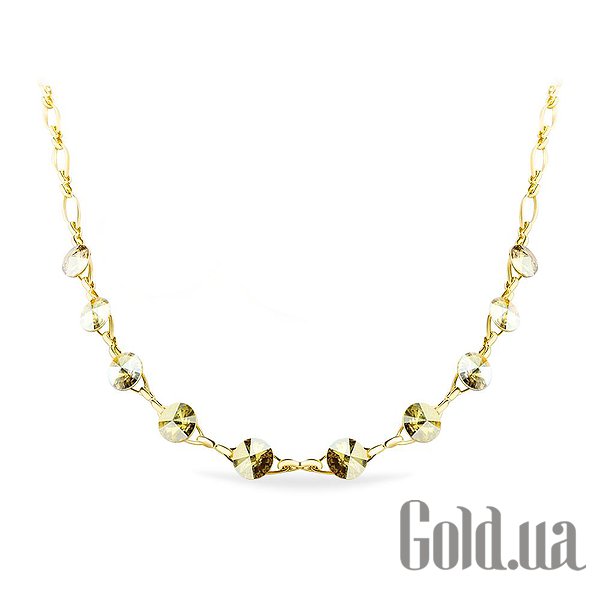 

Женские колье и кулоны Kobi, Золотой, Колье с кристаллами Swarovski в позолоте