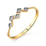 Женское золотое кольцо с бриллиантами, 1513423