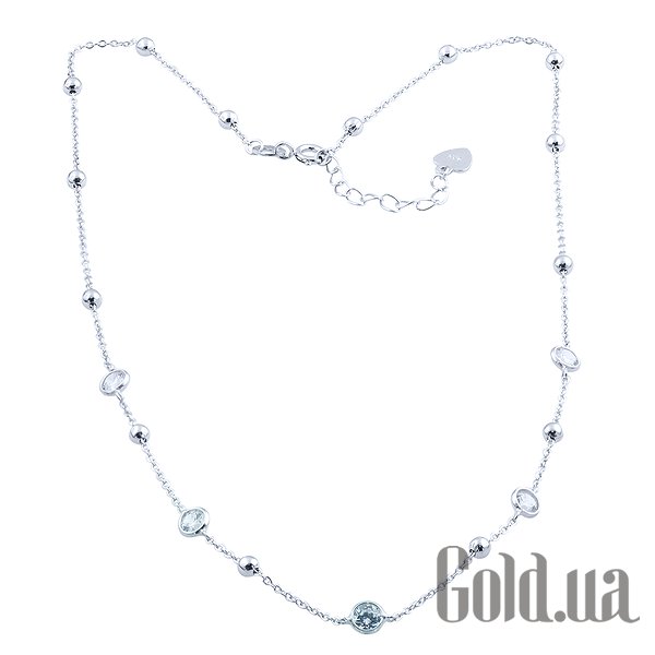 

Женские колье Fresh Jewelry, Серебряное колье с куб. циркониями, 50