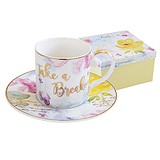 R2S Чашка з блюдцем "Любов" EL-R1561_LOVE, 1546959