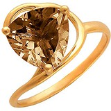 Женское золотое кольцо с раухтопазом, 1617871