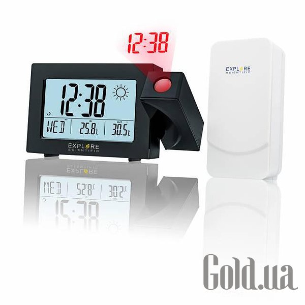 

Проекционные часы Explorer, Проекционные часы Scientific Projection RC Alarm Black RDP1001CM3LC2