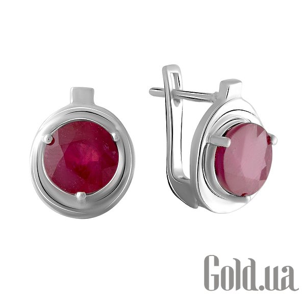 

Серьги Fresh Jewelry, Серебряные серьги с рубинами