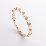 Жіночий золотий браслет з куб. цирконіями, 1796303