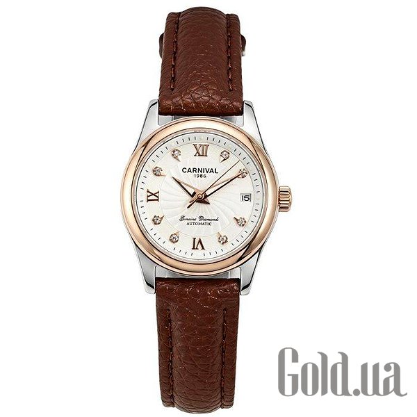 Carnival Женские часы White Leather Classic 3884 bt3884