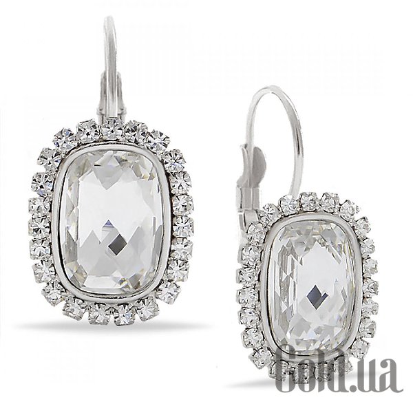 

Серьги Kobi, Стальной, Серьги с кристаллами Swarovski