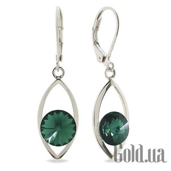 

Серьги с подвесками Kobi, Стальной, Серьги с кристаллами Swarovski