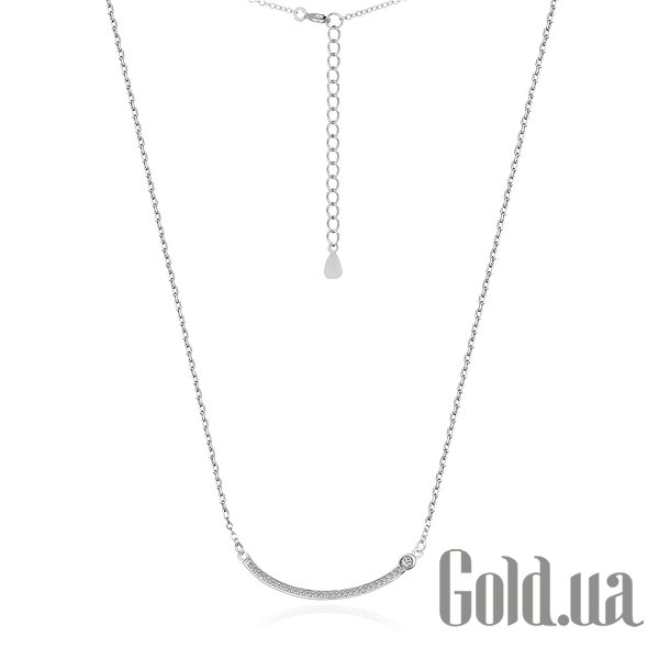 

Женские колье Silvex925, Серебряное колье с куб. циркониями, 45