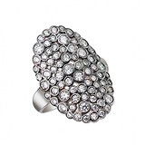 Женское серебряное кольцо с куб. циркониями, 1547728