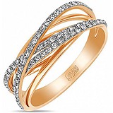 Женское золотое кольцо с бриллиантами, 1556176