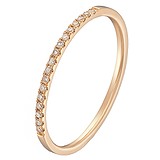Золотое обручальное кольцо с бриллиантами, 1632464