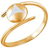 Женское золотое кольцо с эмалью, 1675984