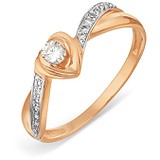 Karatov Золотое кольцо с бриллиантами, 1689040