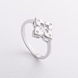 Женское серебряное кольцо с куб. циркониями, 1797328