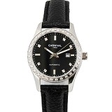 Carnival Женские часы Luiza Black Leather 3891, 1799120