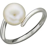 Женское серебряное кольцо с культив. жемчугом, 1614801